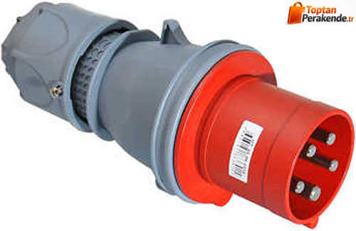 Tplast Cee-5x63a/Ip44-Y. Kap.Düz Fiş
